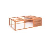 Vidaxl Cage Pour Animaux De Jardin 150x100x50 Cm Bois De Sapin Massif