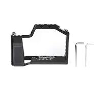 Cage pour Appareil Photo, Aluminium, Noir - Protection Optimale, Interface Cold Shoe Intégrée, pour Vidéastes