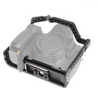 Cage Pour Appareil Photo Canon Eos 70D 80D 90D - En Aluminium - Avec Chaussure Froide - Vis 1/4"-20 - 3/8"-16 Trous Pour Arri Grip - Plateau Rapide Pour Arca-Swiss[Z3583]