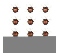 Cage pour appâts de pêche - Porte-appâts multi-hameçons fond inversé - Équipement de pêche rotatif à 360 degrés pour lacs, rivières, étangs et carpes