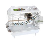 Cage pour Calopsitte | Transportable Et Transparent pour Perroquet - Cage pour Canaris avec Perchoir en Bois | pour Perruches Calopsittes Inséparables Canaris Cacatoès Conures Aras