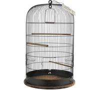 Cage pour canari - Zolux - Retro Marthe - Métal et Bois - 48x48x74cm - 3 perchoirs