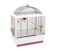 Ferplast Cage à Oiseaux PALLADIO 3 Grande Cage pour Canaris, Pinsons, Perruches Ondulées, Inséparables, Accessoires Inclus, 50 X 30 X H 64 cm.