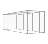 Cage pour Chat 3x1,5x1,5 m Acier Galvanisé Animaux Jardin Extérieur vidaXL