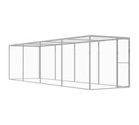 Cage pour Chat 3x1,5x1,5 m Acier Galvanisé Animaux Jardin Extérieur vidaXL