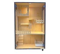 Cage pour chat Cat Cage Villa Maison de cabine intérieure de luxe Villa pour chat à deux étages