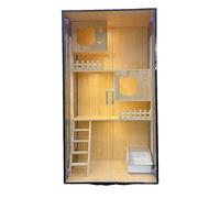 Cage pour chat Cat Cage Villa Maison de cabine intérieure de luxe Villa pour chat à deux étages