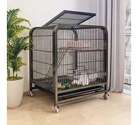 Cage pour Chat D'Extérieur, Chenil pour Chat, Parc pour Chat, Enclos pour Chat sur roulettes, Cage pour Chaton en Métal, Clapier pour Petits Animaux, Villa Surdimensionnée pour Chat - pour Petits an