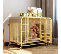 Cage pour chien - 61 cm - Pour un usage domestique - Avec plateau amovible - Convient pour une utilisation en intérieur - Les caisses pour chien en métal conviennent aux chiens pesant jusqu'à 7,5 kg