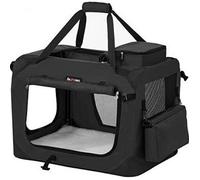 Cage Pour Chien, Cage de Transport, Pliable, 60 x 42 x 42 CM, noir