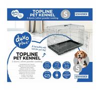 Cage pour chien en fer pliable Duvoplus Topline Gris 76x48x54 cm