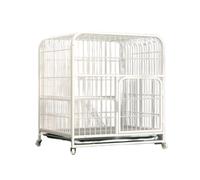 Cage pour chien extra large | Niche facile à assembler avec plateau amovible et porte verrouillable pour un confort spacieux
