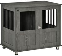 Cage pour chiens PawHut pour la maison, cage pour animaux domestiques, niche pour chiens à l'intérieur avec serrure, porte magnétique, maison pour chiens avec fenêtre, box pour chiens de petite et moy