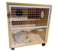 Cage pour Chinchilla, Hamster, Anti-Morsure, Lapin, Cage pour Petits Animaux, Construction Solide, pour Hamster, Lapin, Hérisson, écureuil, CaméLéon, Lézard, Gerbille