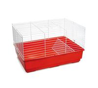 Cage pour cobayes et lapins modèle ROGER avec grille blanche Record