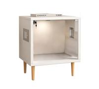 Cage pour Cochon d'Inde, Cage pour Hamster en Bois Facile à Nettoyer Adaptée à De Nombreux Animaux - Accessoires Non Inclus sur La Photo(White)