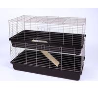 Cage pour cochons d'Inde Cage pour lapins Cage double 1,2 mètre
