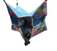 Cage pour cochons d'Inde - Panier multi-couches doux pour perroquet, furet, écureuil, hamster, rat, hamster