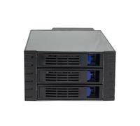 Cage pour Disques Durs Remplaçables à Chaud. Extension pour 2 Lecteurs Optiques et 3 Disques Durs 3,5 Pouces avec Fond de Panier et Ventilateur.