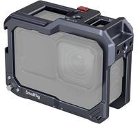 Cage Pour Gopro Hero12/11/10/9 Noir, Compatible Avec Le Filtre D'Objectif Max Sur L'Appareil Photo, Avec 2 Supports De Cold Shoe Pour Microphone Et Lampe Vidéo Led - 3084C[Z2383]