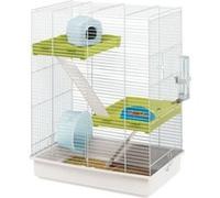 Cage pour hamster 46*29*58 cm Structure icale en métal Accessoires inclus FERPLAST blanc G