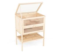 Cage pour hamster 60 x 40 x 80 cm avec zones multi-échelles et rack de rangemen