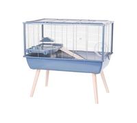 Zolux Cage rongeur surélevée Néolife pour hamster 78 x 48 x 75 cm Bleu