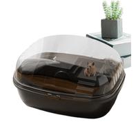 Cage pour Hamster - Acrylique Transparent pour Grandes Souris | Habitats pour Petits Animaux pour Hamsters, Gerbilles, Souris, Comprend Une Bouteille d'eau, Une Roue d'exercice, Un Plat De Nourriture