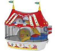 Ferplast Cage Pour Hamster Circus Fun 49,5x34x42,5 Cm - Rouge -