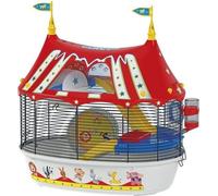 Cage Pour hamster Circus Fun 49,5*34*42,5 cm - Rouge - FERPLAST