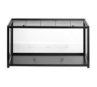 Cage pour Hamster-Duoku-Vision Transparente à 360°-Spacieuse 37,8 x 18,5 x 21,7 Pouces-Cage Ventilée pour Petits Animaux