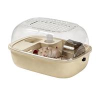Cage pour Hamster,Enclos Portable et Pratique avec Un Dessus Ventilé et Ouvrable | Hébergement pour Hamster Nain,pour la Maison, Le Bureau, la Chambre, Le Salon, Le Balcon et l'Appartement