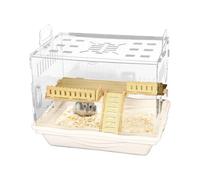 Cage pour Hamster Habitat Transparent pour Petits Animaux pour Une Observation Optimale, Boîte D'élevage pour Hamster en Acrylique pour Les Amoureux, Les Familles 37x30x28cm