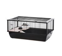 Cage pour Hamster - INTER-ZOO - Bob + Wood black - Bois - Noir - Intérieur
