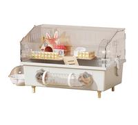 Cage pour hamster nain avec accessoires - Comprend des tubes, des tunnels, une roue d'exercice et une cachette pour petits animaux de compagnie