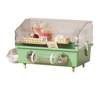 Cage pour hamster nain avec accessoires - Comprend des tubes, des tunnels, une roue d'exercice et une cachette pour petits animaux de compagnie