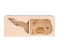 Cage pour hamster, petit habitat animal, pour le burrowing naturel, plateformes d'enrichissement intégrées avec fonction d'exploration multidirectionnelle, fermeture pour hamster pour grimper, jouer