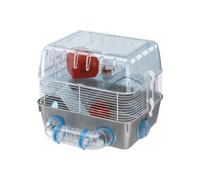 Ferplast Cage pour hamsters Combi 1 Fun – modulable 2 étages, accessoires inclus, 40,5×29,5×H32,5 cm