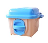 Cage pour hamsters de voyage - Petite caisse portable, étui pour animaux avec poignée, transport aéré pratique, léger et durable | Hamster Gerbil Chinchilla Riccio Furet Excursion en plein air Vis