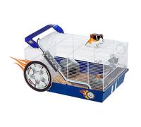 Cage pour hamsters - FERPLAST - DRAGSTER - 50x35x25 cm - Décor Dragster personnalisable - Kit complet