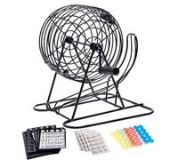 Cage pour Machine de Bingo - Deluxe Jumbo - Kit Complet de Jeu de Bingo - Cage pour Machine de Bingo avec incurvé - Ensemble de Bingo Professionnel pour célébrations, soirées de Jeu