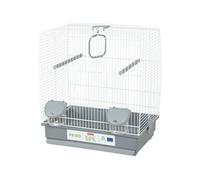 Cage pour oiseau Carla Plastique recyclé 2 perchoirs 2 mangeoires Balançoire