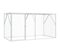Cage pour oiseaux avec stockage Anthracite Acier galvanisé Enclos vidaXL vidaXL
