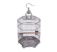 Cage pour Oiseaux. Cages à Oiseaux en Acier Inoxydable, Grande Cage hexagonale en métal, for intérieur et extérieur, Style Vintage