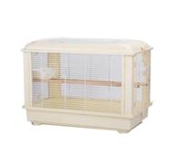 Cage pour Oiseaux. Cages à Oiseaux Grandes Cages à Oiseaux Transporteurs d'oiseaux en Acrylique Cage à Oiseaux de Luxe Transporteur de Maison d'oiseau Simple et créatif(Beige a)