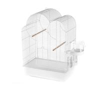 Cage pour oiseaux Duvoplus Eliza Blanc 54x34x75 cm