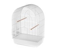 duvoplus, Cage LUSI 3 54x34x75cm Blanc/Blanc, Oiseaux, Blanc/Blanc, Oiseaux