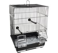 Flamingo - Cage pour canaris Dolak 1 - Noir - 29,5 x 22 x 38 cm - FL-110214