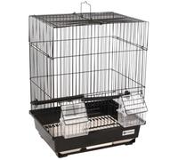 Cage pour oiseaux - Flamingo Pet Products - Dolak 1 - Noir - 29.5 x 22 x 38 cm - Pliable