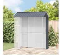 Cage pour oiseaux - vidaXL - Anthracite - Acier galvanisé - 215 x 110 x 247 cm